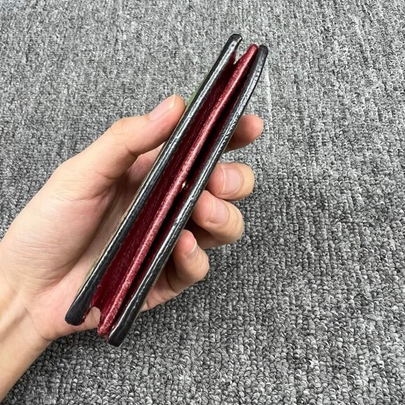 100% Authentic GUCCI Blooms Brown Canvas Wallet - Picture 5 of 12